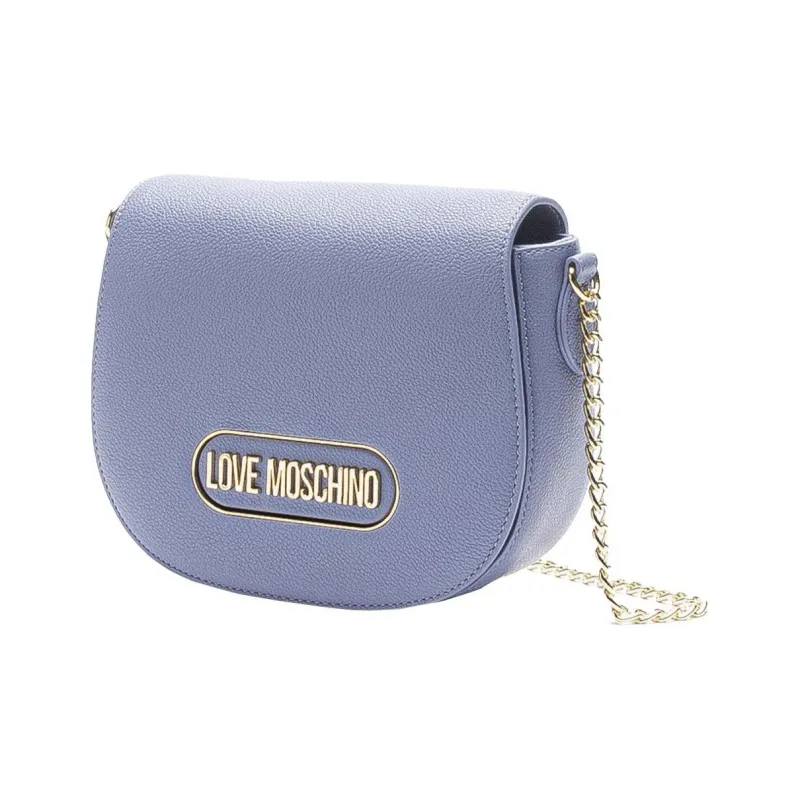 MOSCHINO Artificial Leather Shoulder Bag Crossbody Bag Women's Purple-1