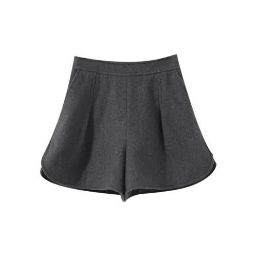 YUMOMO STAR Casual Shorts Women's Elegant Gray