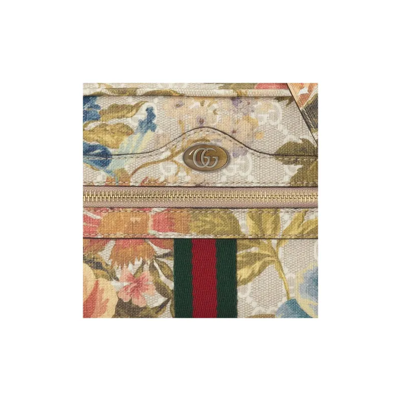 GUCCI Ophidia Canvas Bag Camera Bag Shoulder Bag Crossbody Bag Mini Women's Multicolor-7