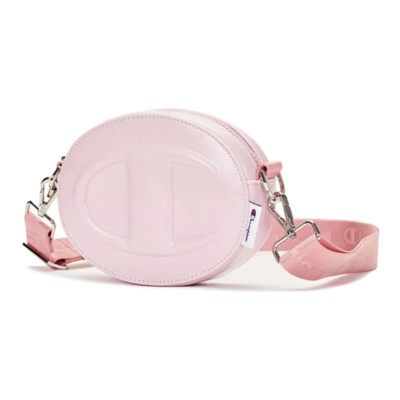 Champion Synthetic Leather Shoulder Bag Trumpets Unisex Dawn Pink/Eternal Blue/Black-1