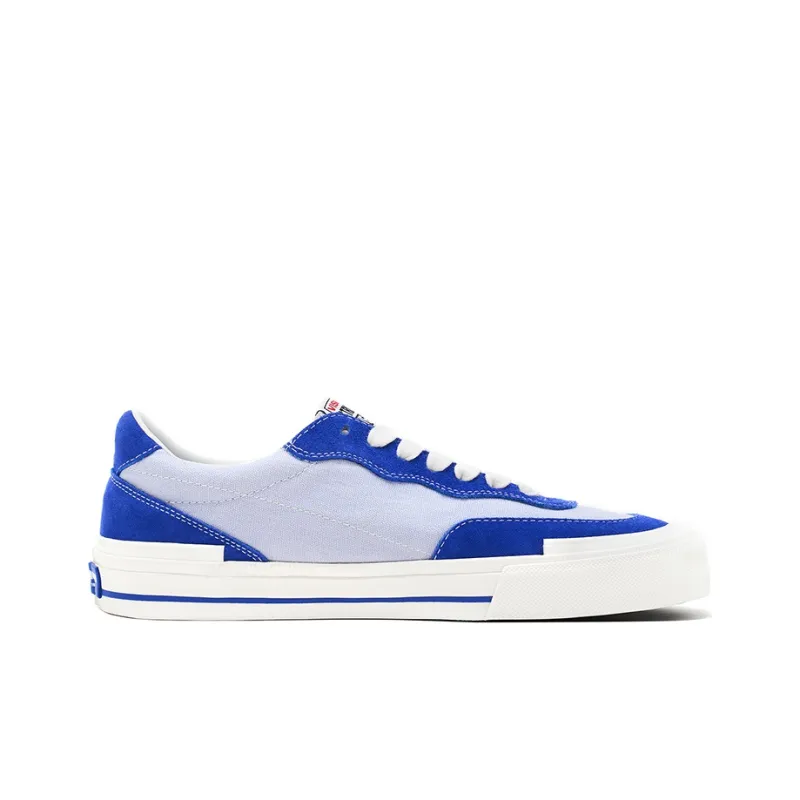 Vision Street Wear Flat Top Low Top Skateboard Shoes Unisex Deep Sea Blue Color-1