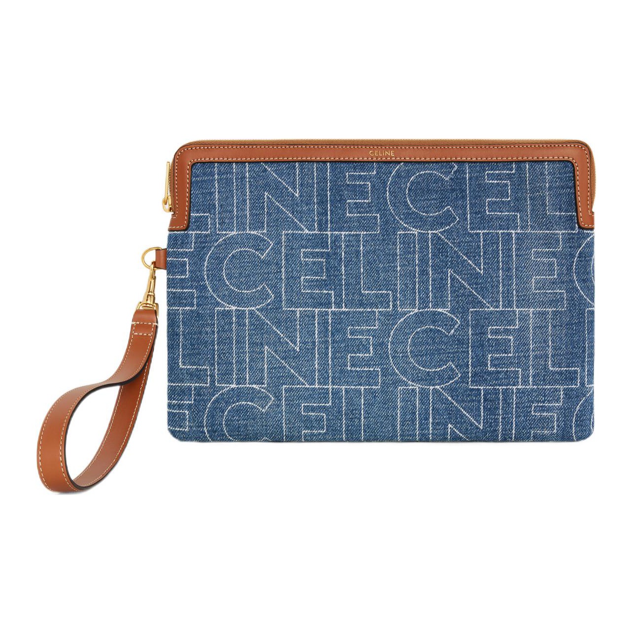 トートバッグ CELINE SS22 CLUTCH ON STRAP (10I593DQ1 11AC) CELINE SS22 CLUTCH ON STRAP (10I593DQ1 11AC) (CELINE/トート