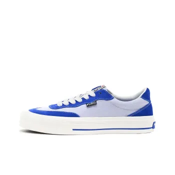 Vision Street Wear Flat Top Low Top Skateboard Shoes Unisex Deep Sea Blue Color