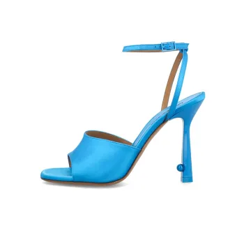 OFF WHITE Stylish Sandal 10cm Women's Blue