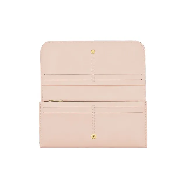 LONGCHAMP BOX-TROT Calfskin Wallet Women's Pink-2