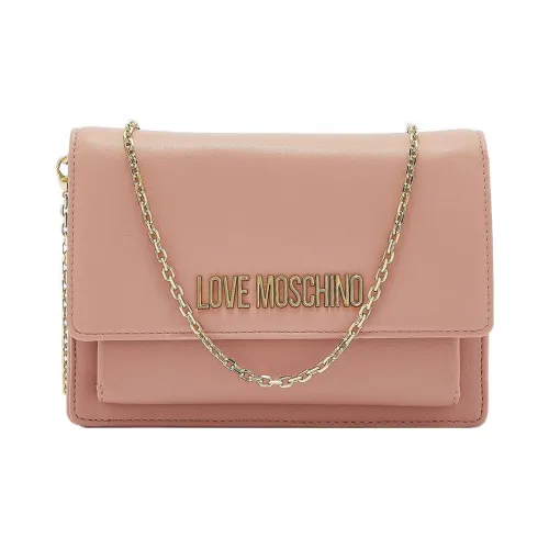 LOVE MOSCHINO Polyurethane Handheld Shoulder Bag Crossbody Bag Women's Pink