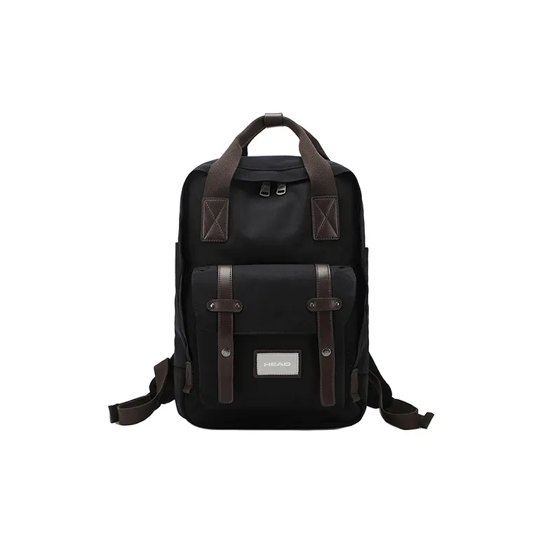 HEAD Polyester Laptop Backpack Large Size Unisex Elegant Black/Black Gradient-0