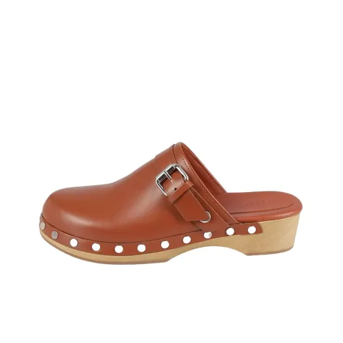 ISABEL MARANT Titya Leather Clogs