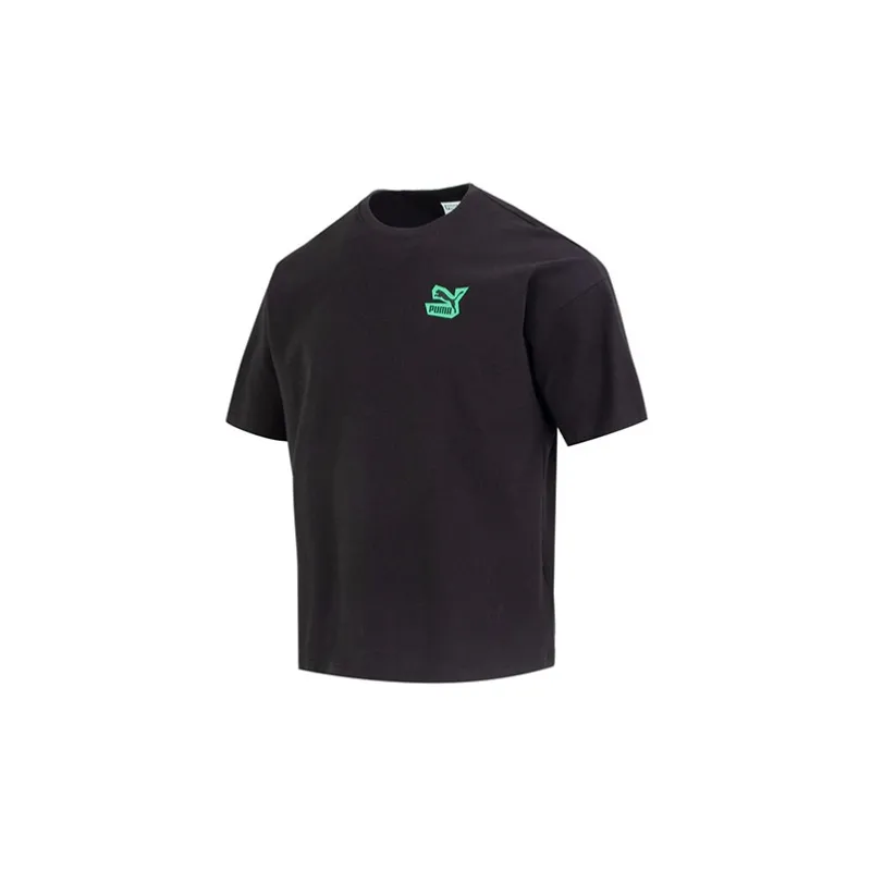 PUMA CLASSICS T Shirts Men Black-1