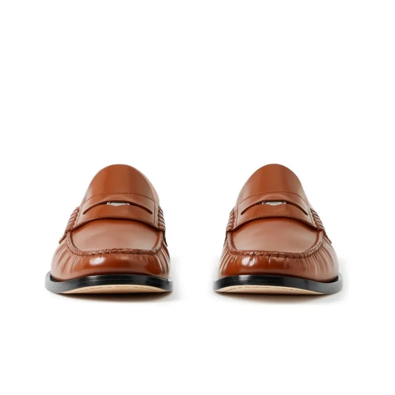 Burberry Casual Shoes Men's Oak Brown-2