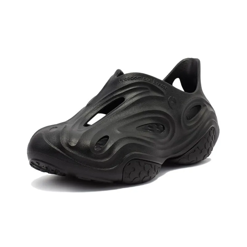 361° N40 Black Warrior Clog Sandal Unisex Obsidian Black-1