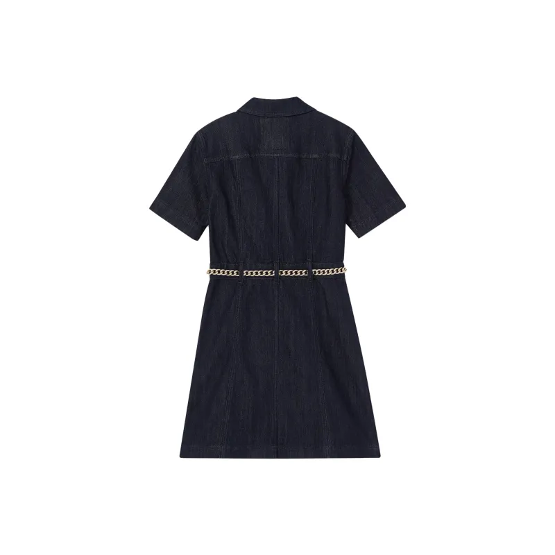 MICHAEL KORS SS23 Denim Dress Women's Indigo-1