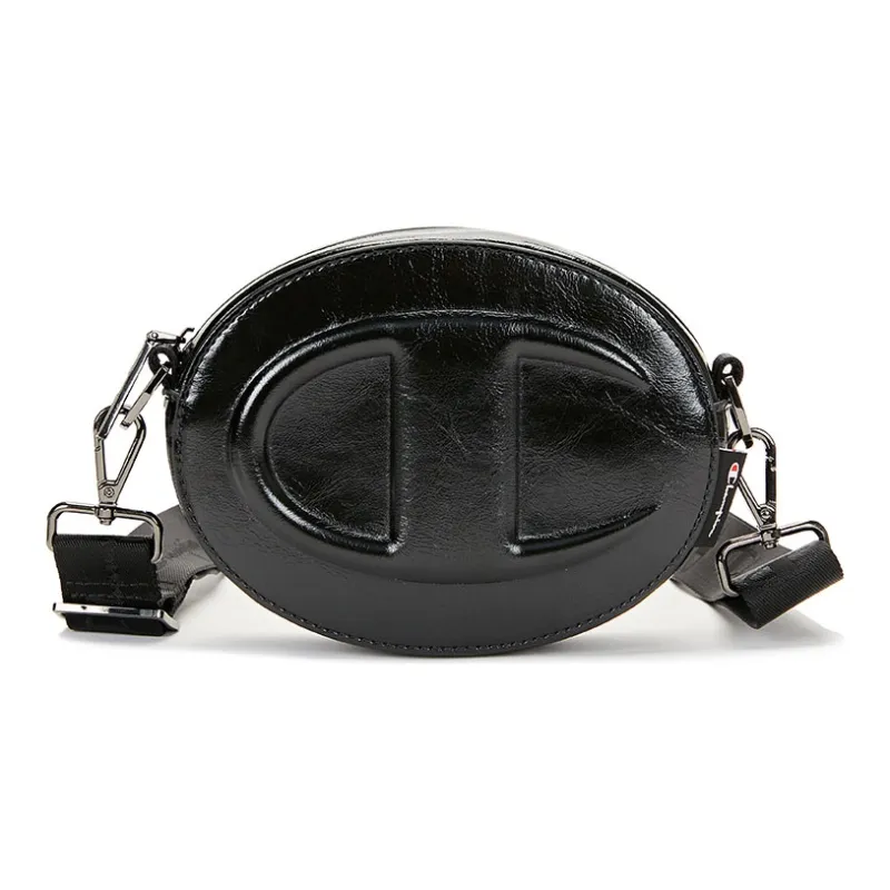 Champion Synthetic Leather Shoulder Bag Trumpets Unisex Dawn Pink/Eternal Blue/Black-9
