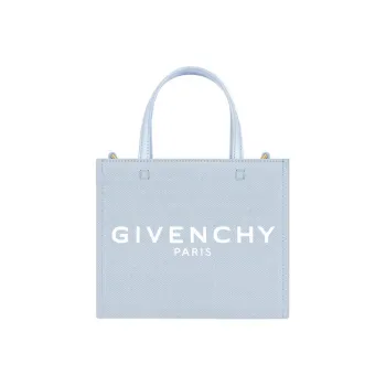 GIVENCHY Washable Canvas Canvas Bag Shoulder Bag Crossbody Bag Handbag Mini Women's Light Blue