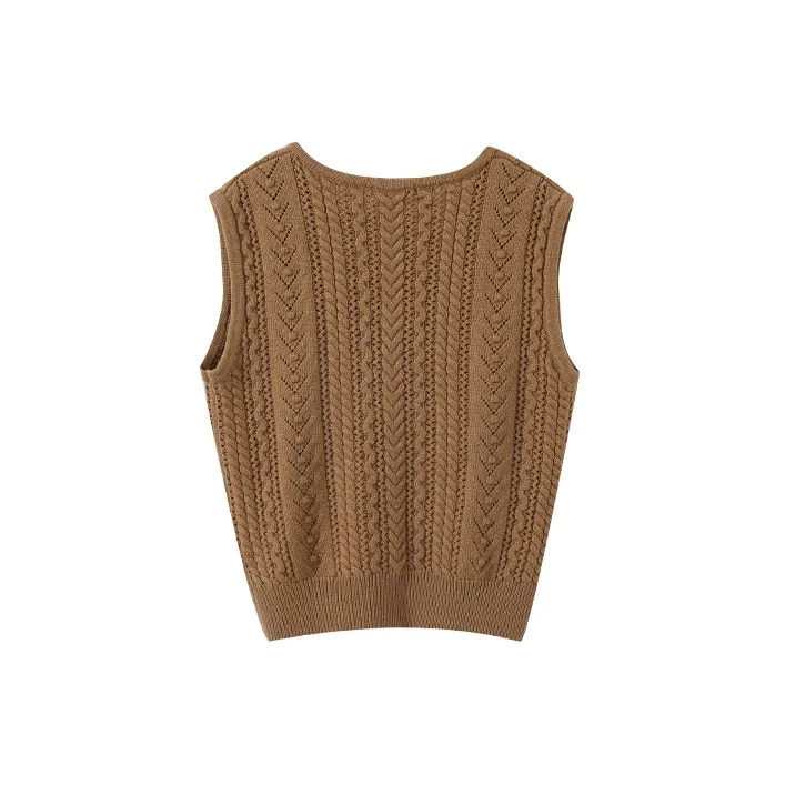 YUMOMO STAR Knitwear Women's Tea Brown-1