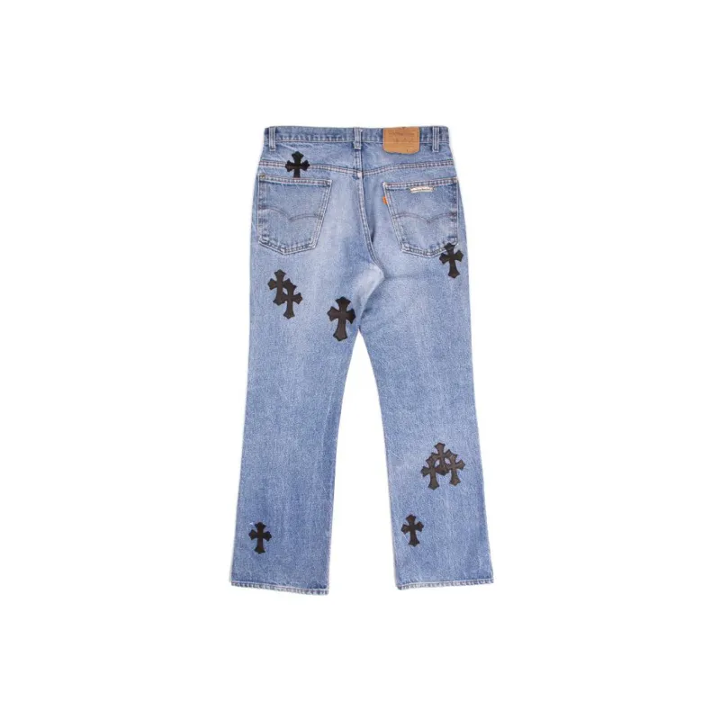 Chrome Hearts Jeans Men's Denim Blue-1