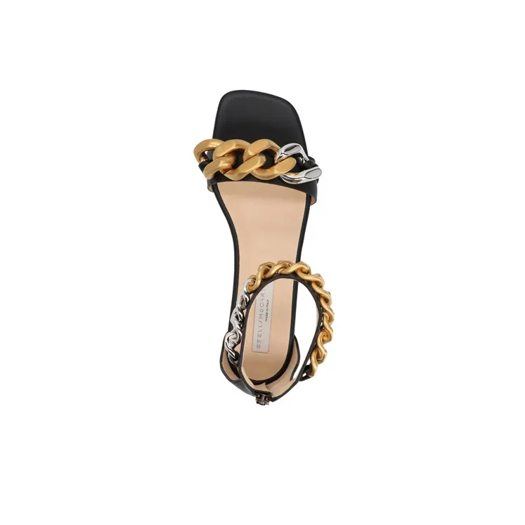 Stella McCartney Fallabella Chain-trim Sandals-4