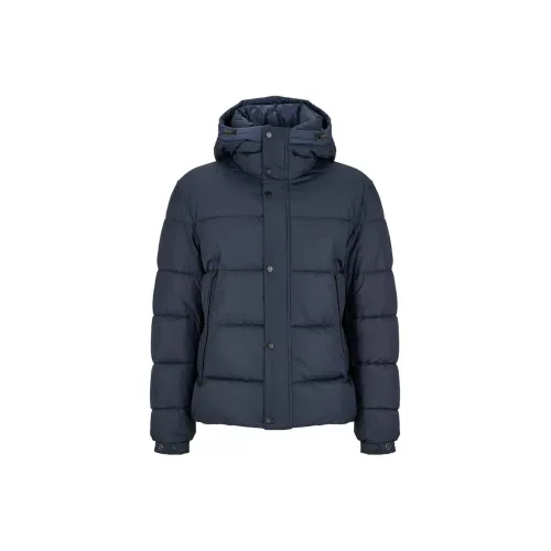 HUGO BOSS Puffer Jackets Men Dark Blue