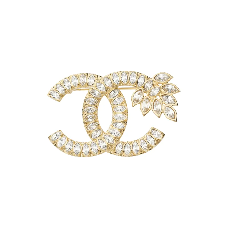 CHANEL Brooches Women's Gold-1