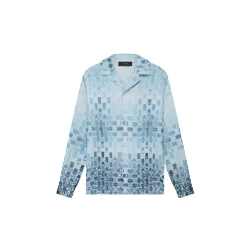 AMIRI Shirts Men Blue