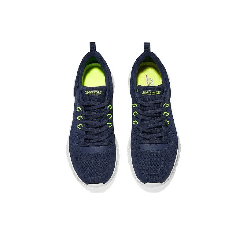 Skechers BOBS B FLEX Cushioning, Slip Resistant, And Abrasion Resistant Low Top Casual Shoes Men's Blue-2