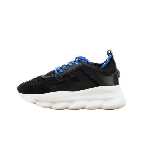 VERSACE Gianni Low-Top Sports Casual Shoes Men's Black