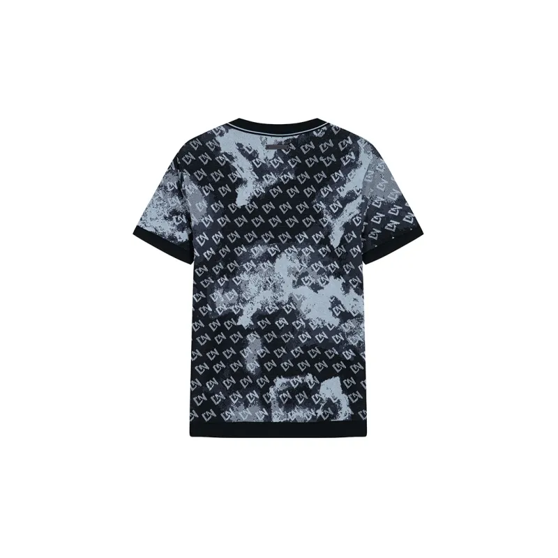 DAVID NAMAN T Shirts Men Navy Blue-1