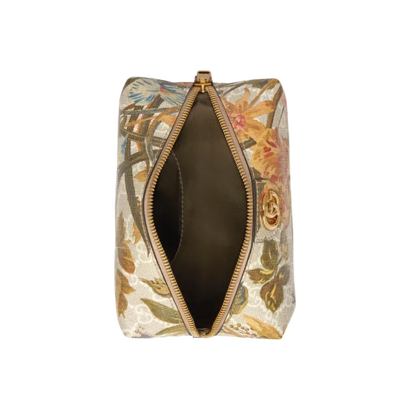 GUCCI Ophidia Canvas Makeup Bag Women's Multicolor-3
