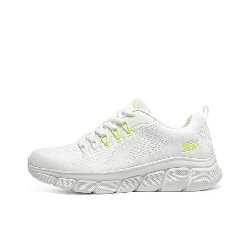 Skechers Bob's Cushioning Anti-Slip Wear-Resistant Lightweight Support Breathable Low-Top Casual Shoes Men's White-0