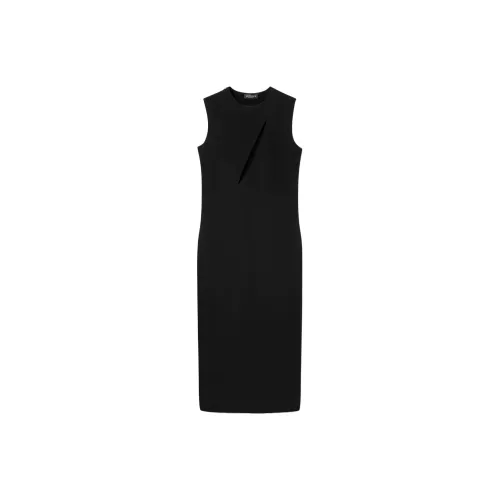 VERSACE Sleeveless Dresses Women's Black