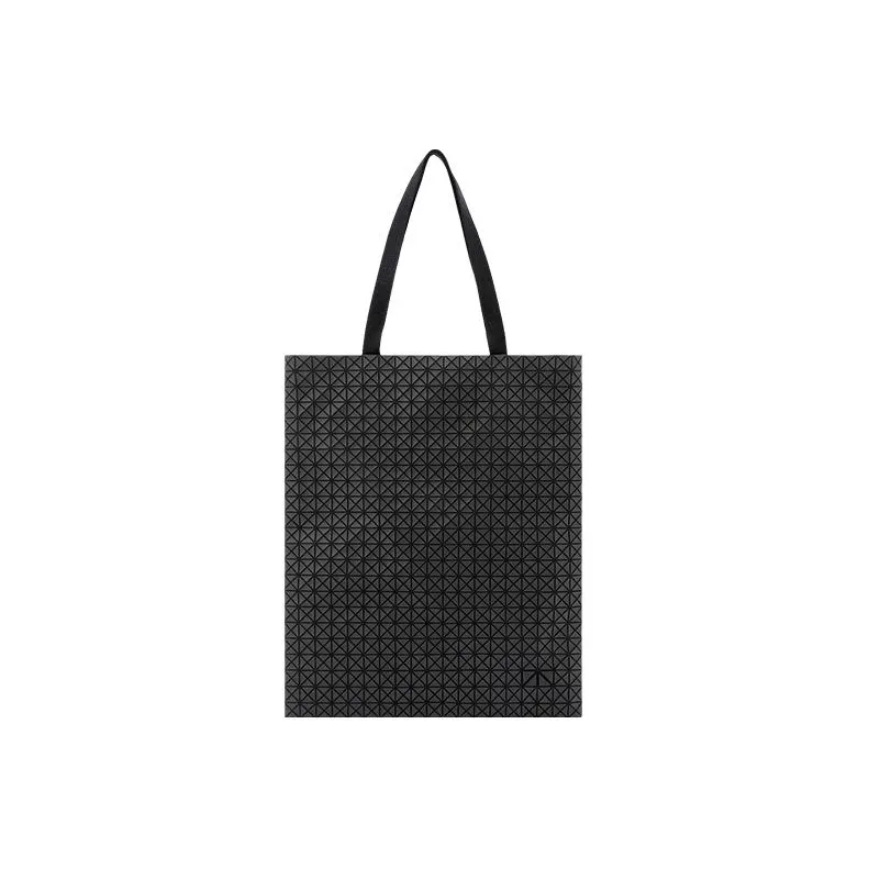 ISSEY MIYAKE Polyurethane Tote Bag Shopping Bag Handbag Shoulder Bag Regular Women's Black-0