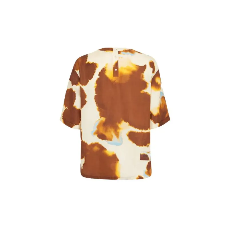 FENDI T-Shirts Men Brown-1