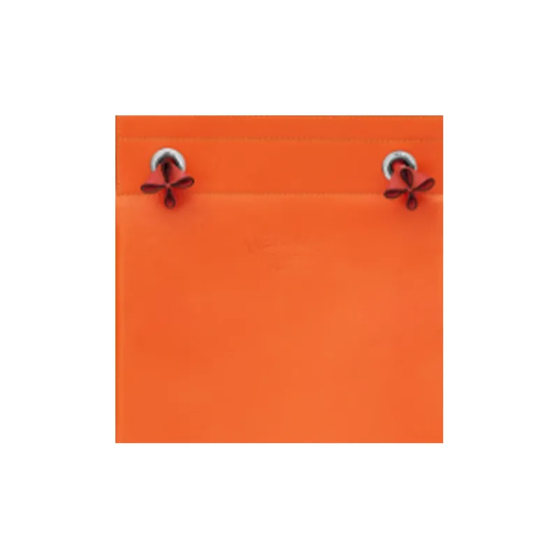 HERMES Aline Milo Lambskin Swift Calfskin Shoulder Bag Crossbody Bag Mini Women's Flame Orange/Bright Red-1