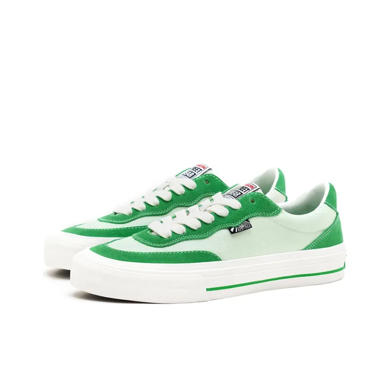 Vision Street Wear Flat Top Low Top Skateboard Shoes Unisex Lime Green Multicolor-2