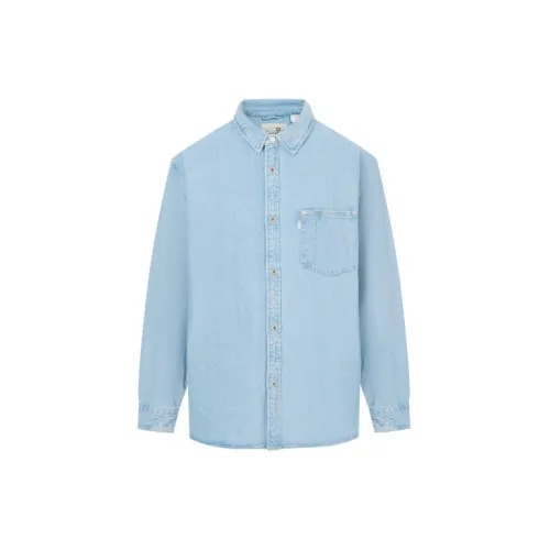 Levis Shirts Men Blue