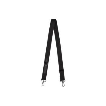 LONGCHAMP Recycled Polyester Canvas Shoulder Strap With Bag Women's Black