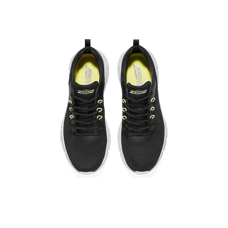 Skechers BOBS B FLEX Anti Slip Wear Resistant Low Top Casual Shoes Men's Black-2