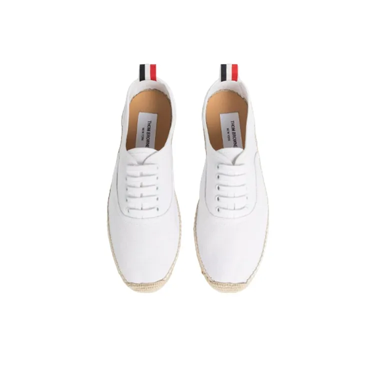 THOM BROWNE Jute-sole Lace-up Sneakers-3