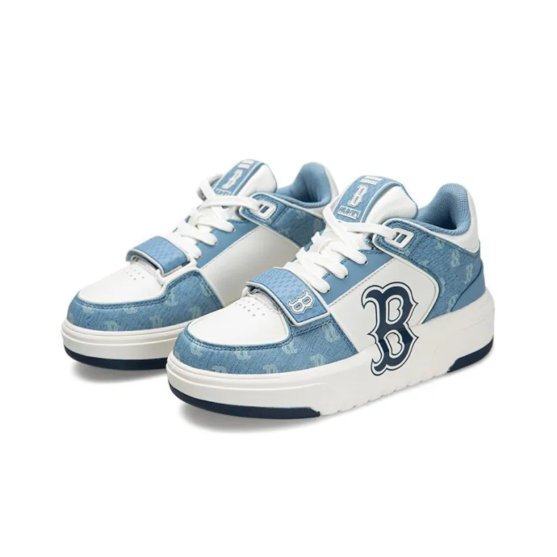 MLB Chunky Liner Mid Blue White-2