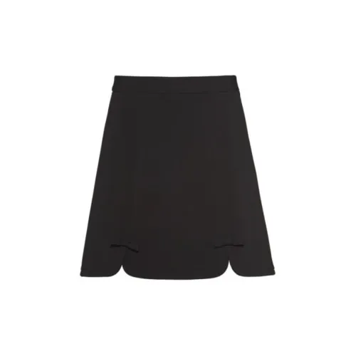 MIU MIU Casual Short Skirts Women's Black