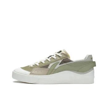 LiNing Mu Mu Anti Slip Wear Resistant Low Top Skateboard Shoes Men's Elm Branch Green