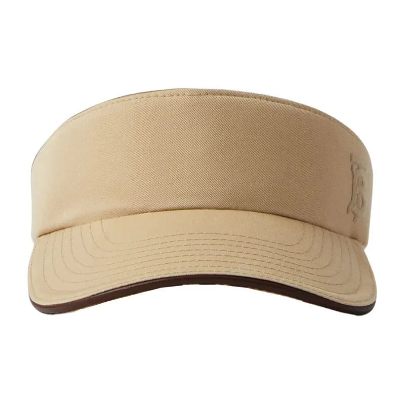 Burberry Cotton Lambskin Sun Protection Hats Men's Khaki-0