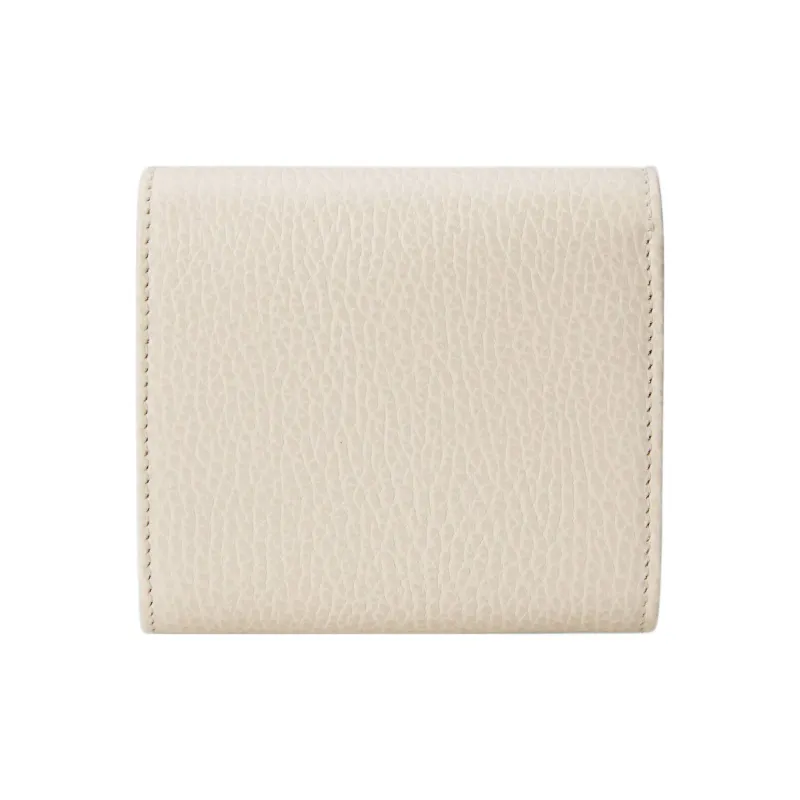 GUCCI GG Marmont Leather Wallet Medium Size Women's White/Mint Green-2