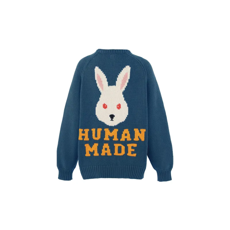 HUMAN MADE Rabbit Raglan Knit Sweater-6