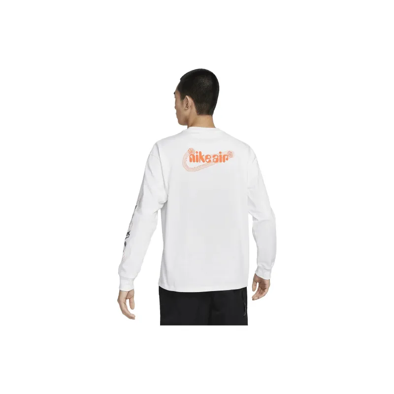 Nike T Shirts Men White-1