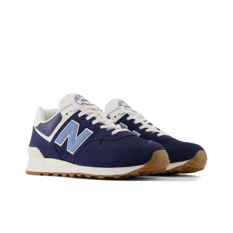 New Balance 574 Navy White Blue-2