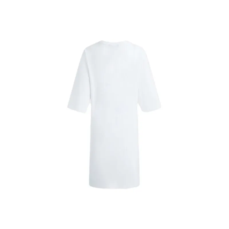 ARMANI EXCHANGE Short Sleeved Dresses Women's White-1