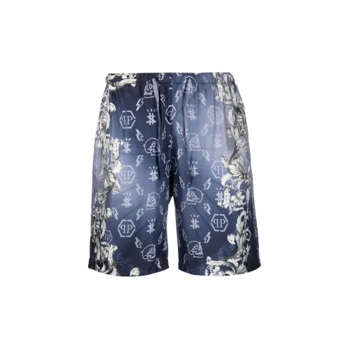 PHILIPP PLEIN Casual Shorts Men Blue