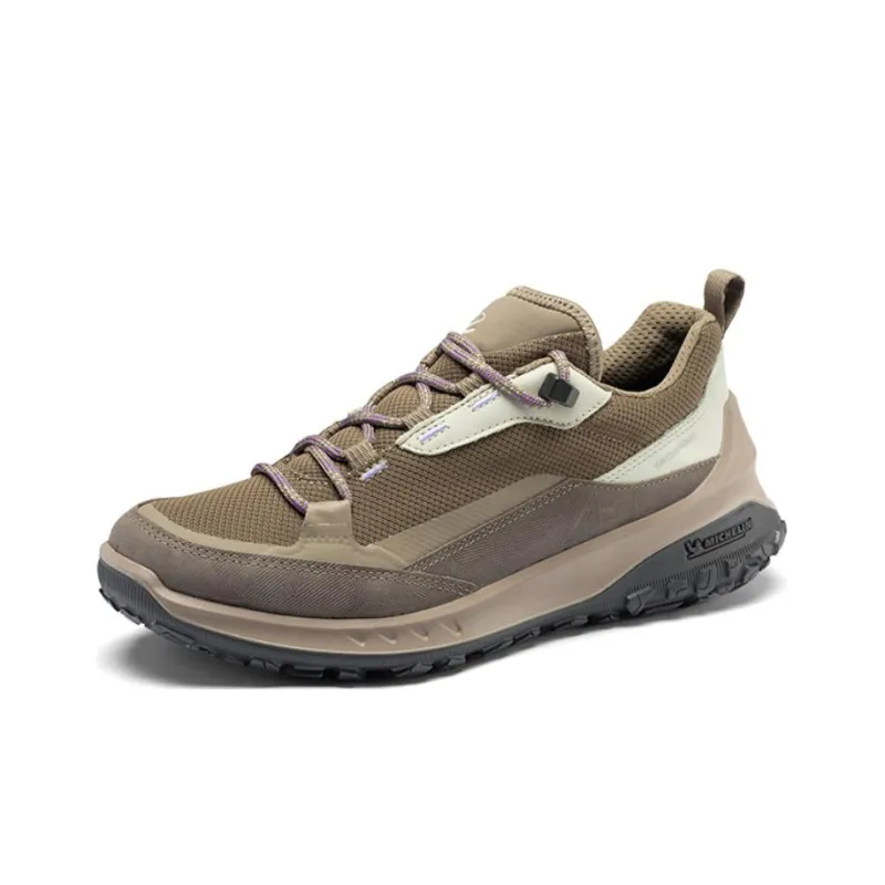 Ecco Outo Collection Low Top Sports Casual Shoes Women's Taupe-1
