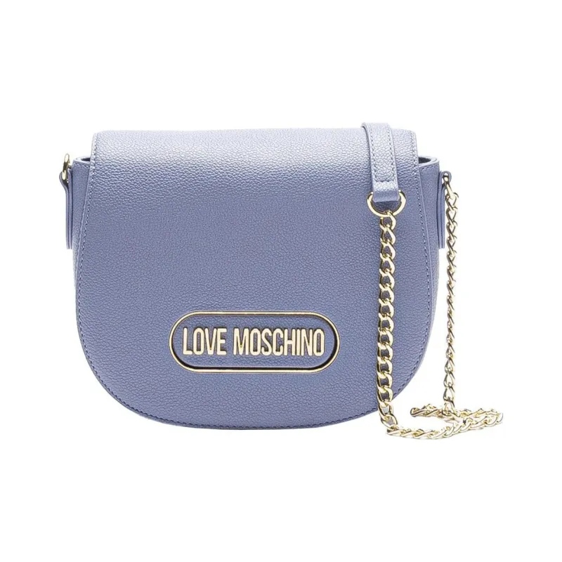 MOSCHINO Artificial Leather Shoulder Bag Crossbody Bag Women's Purple-0